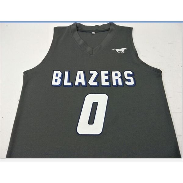 

009 #0 bronny james high school basketball stitched jersey or custom any name or number jersey, Black