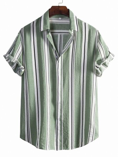 

men striped button up shirt t8nv#, White;black