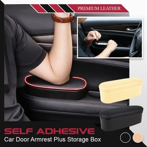 

car organizer 3 in 1 mat storage box anti slip adjustable elbow support left hand armrest anti-fatigue