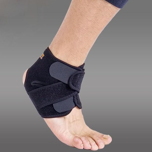 

ankle support 1 pcs adjustable mat football basketball running winding breathable anti-sprain joint fixed protection, Blue;black