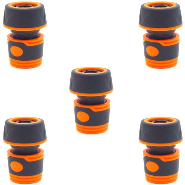 

watering equipments 5pcs car wash hose connector, watersconnector for 3/4 inch garden lawn irrigation fittings pipe adapters