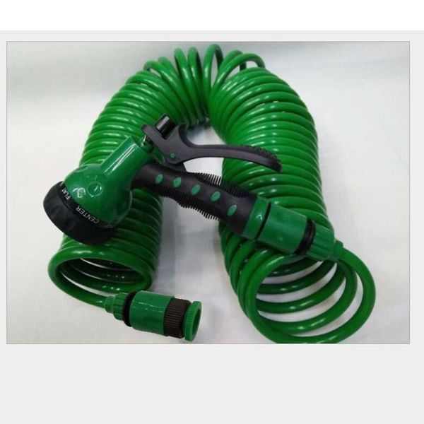 

watering equipments 1pcs water tube garden gardening gun clean ground spray spring 10m 15m