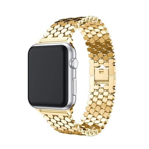 Apple watch için lüks Akıllı Kayış Ultra 49mm 8 7 6 bant 41mm 45mm 44mm 40mm bantlar 42mm 38mm paslanmaz çelik kordonlu saat metal Bilezik Fit iwatch SE 5 4 3 38/44 mm