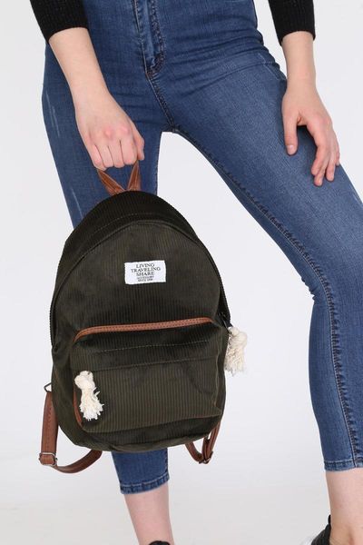 

season two-eyed velvet backpack