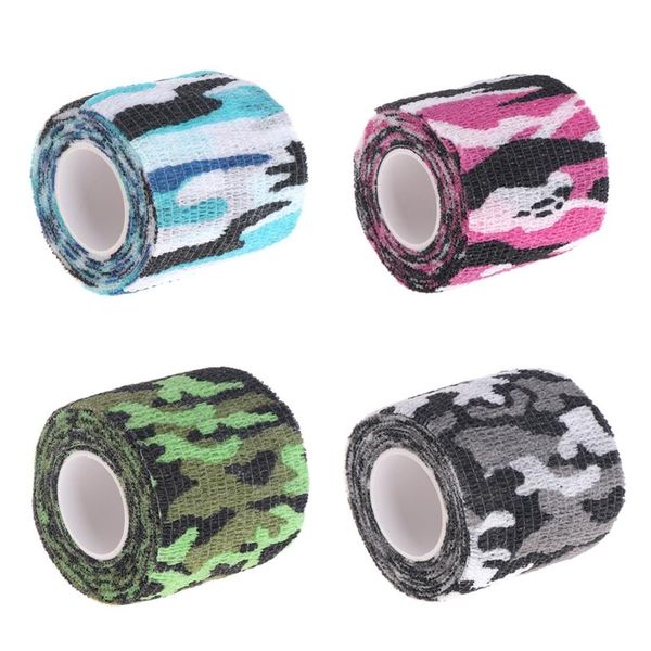 

elbow & knee pads 2021 tattoo self-adhesive non-woven elastic sport tape bandage grip tube cover wrap, Black;gray