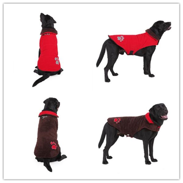 

dog apparel double-sided clothes thick super warm jackets for pet s-xxl sizes autumn winter coats