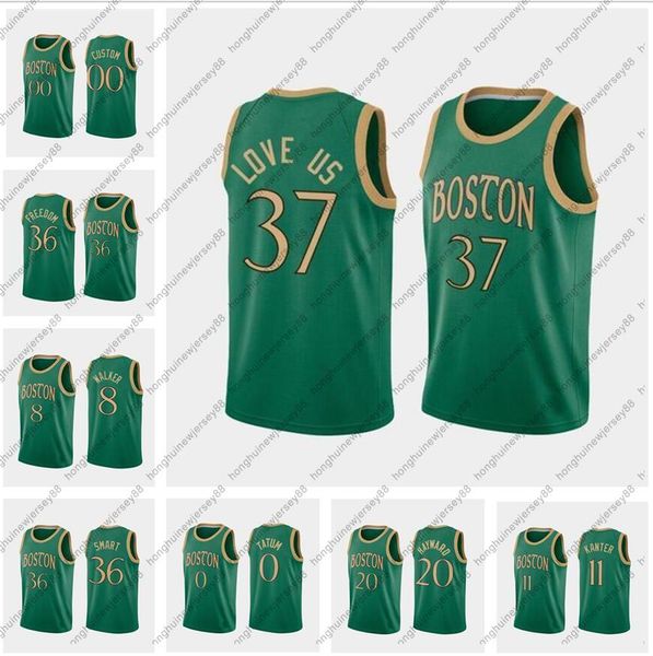 

men jayson tatum kemba walker marcus smart jaylen brown any player pressing custom basketball jerseys, Black;yellow