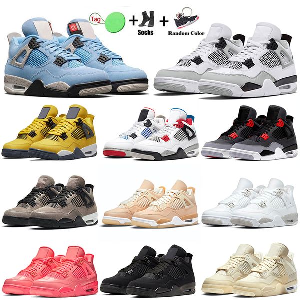 

jumpman 4s 4 mens basketball shoes military black cat wild things infrared white oreo taupe haze cactus jack shimmer men women trainers spor