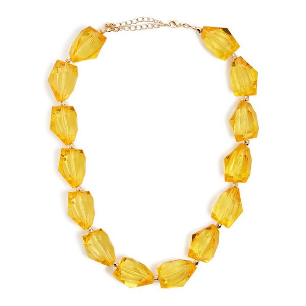 

chains states sautoir hip-hop personality type imitation gemstones lady's necklace street snap with accessories wholesale xl812, Silver