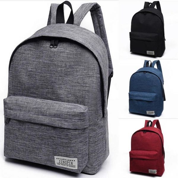 

backpack stylish women men shoulder canvas portable large rucksack college school bag travel hiking anti-theft backpack2021