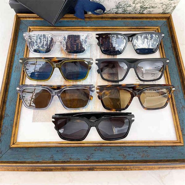 

2022 factory wholesale fashion box sunglasses men's net red same style personalized women's blacksuit s3f, White;black