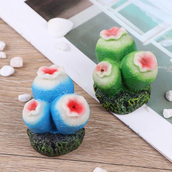 

decorations stone bubble diffuser aquarium decoration sea pearl shell / coral flower ornament waterscape for fish tank