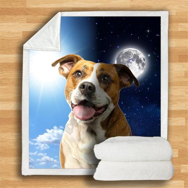 

blankets boxer cozy premium fleece blanket 3d printed sherpa on bed home textiles 03