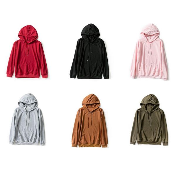 

women's hoodies & sweatshirts hoodie sweatshirt casual loose thin spring hoody girls feamle summer women hooded eu size, Black