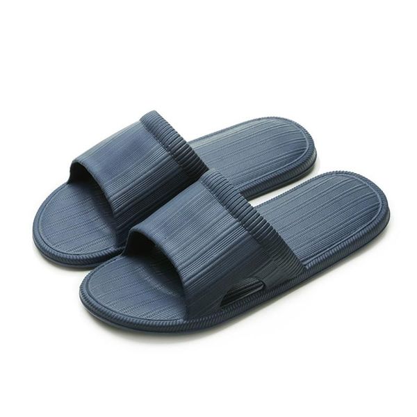 

slippers sagace indoor summer fashion striped non-slip couple bathroom home soft flip flops 2021, Black