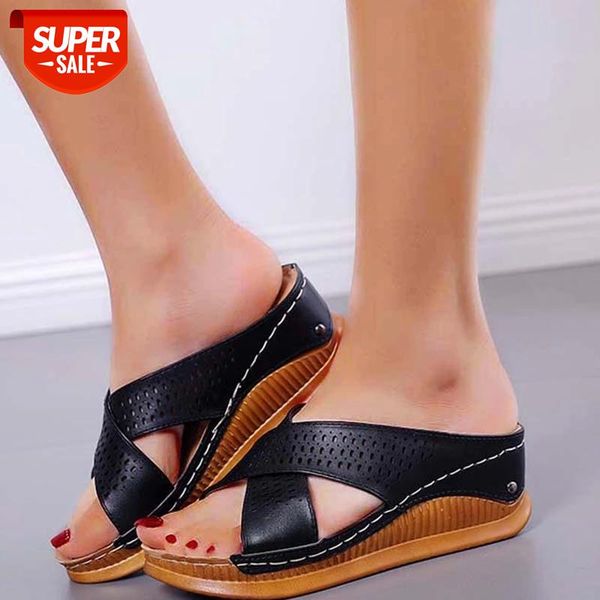

women sandals ladies shoes woman slip on women's slippers soild color sandal open toes fashion female slides #b70f, Black