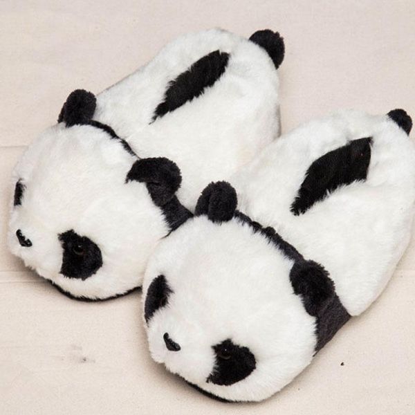 

slippers home pantoffels women men cotton indoor shoes winter lovers bag with thick bottom, Black