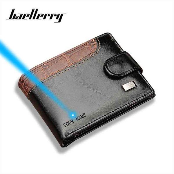 

baellerry fashion short men wallet p holder coin pocket pu leather zipper hasp mens purse money bag, Red;black