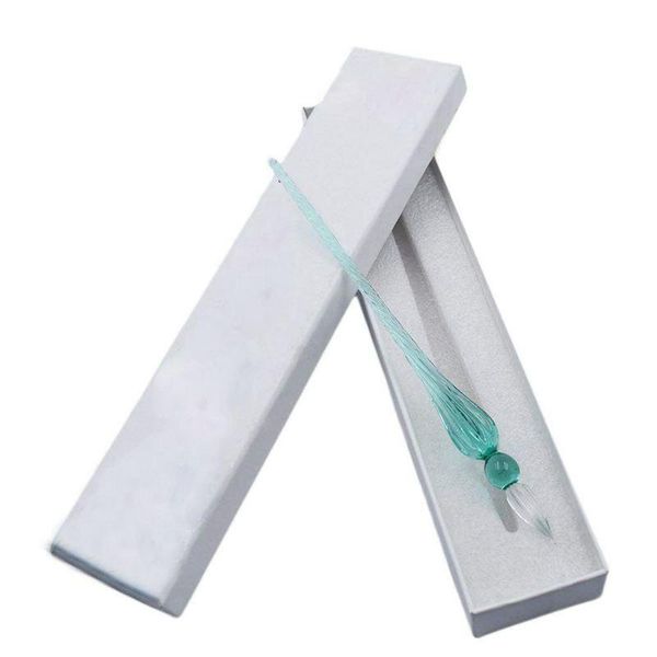 

gel pens test glass pen (ice green)