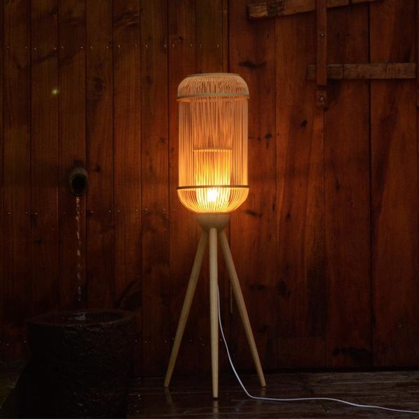 

floor lamps original chinese style weave home decor standing led staande lamp nordic for living room vloer