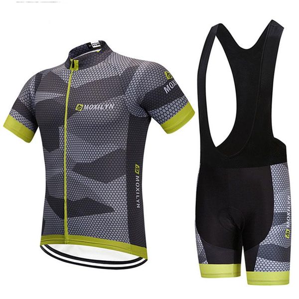 

racing sets moxilyn cycling jersey summer short sleeve riding bike clothing mtb mountainbike ropa ciclismo men bicycle wear black, Black;blue