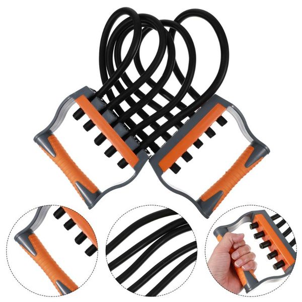 

resistance bands latex tubes chest expander 5 ropes exercise strength trainer