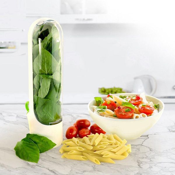 

vanilla fresh storage box double layer sealed compartment transparent cup leak proof for kitchen and office & organization