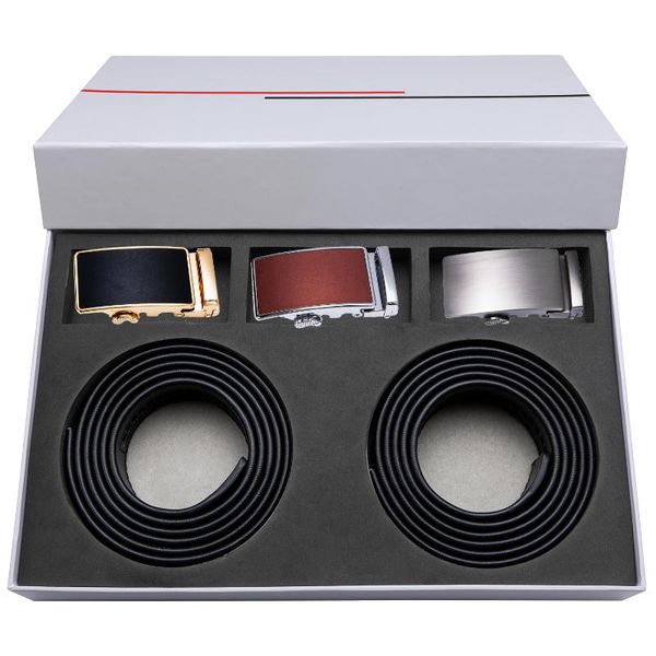 

belts men belt alloy automatic buckle genuine leather luxury black fashion cowskin men's dibangu, Black;brown