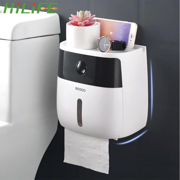 

tissue boxes & napkins hilife toilet dispenser paper box holder creative plastic wall mounted bath storage