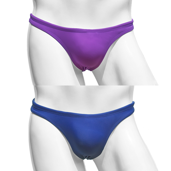 

blue purple low waist tight half hip gay men swimwear sunga bikinis man swim briefs swimsuits bathing suit men's