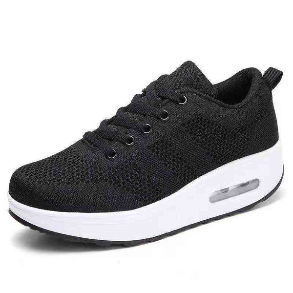 

2021 fashion sports sho flying mh leisure travel thick sole trend women's