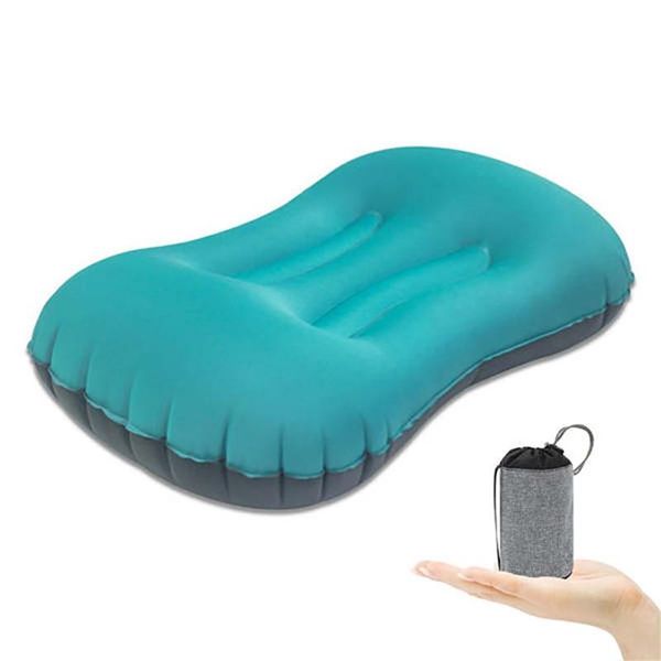 

outdoor pads portable inflatable pillow travel ultralight air camping sleeping gear