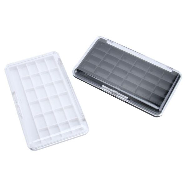 

grids empty refillable container case makeup for beauty cosmetic lipstick lip eyeshadow blusher white black eye shadow