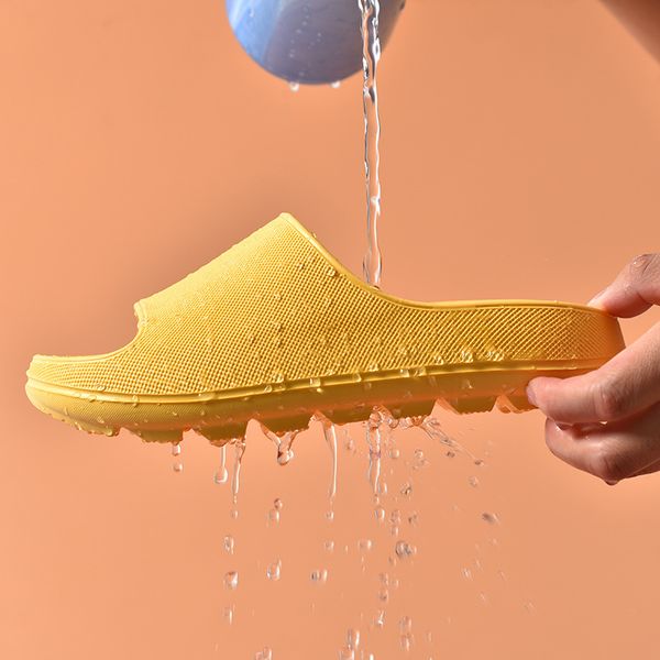 

70% off factory online summer new casual shoes, fashion home, one word drag, shit feeling lovers, Black