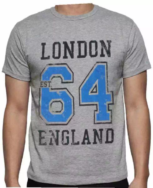 

london 64 tee graphic design quality cotton t shirt, White;black