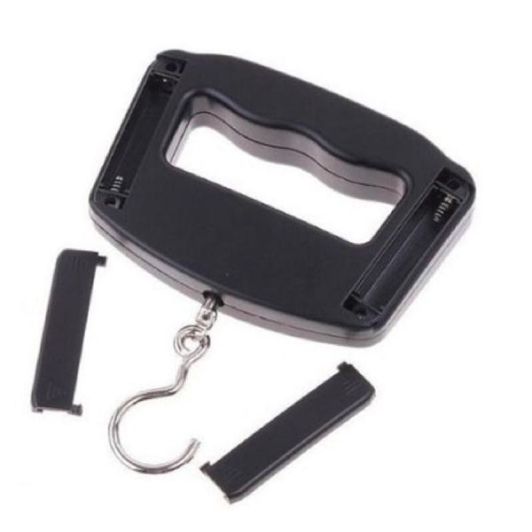 

party hats 50kg portable electronic digital scale steelyard blue backlight led display luggage handheld hanging scale2021