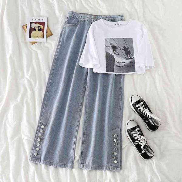 

women's shorts super cec women's slacks straight summer high waist ins loose leg of slimming hyun-ah jeans 48z3, White;black