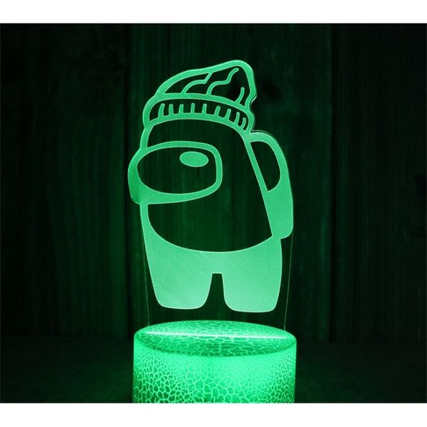 

acrylic remote control creative led gift table lamp