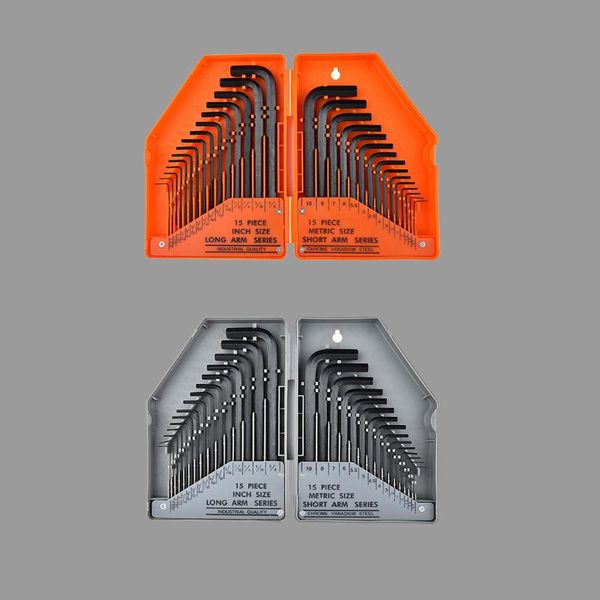 

0.7-10mm hex key wrench screwdriver tool kit metric l-type hexagon socket repair bicycle hand tools