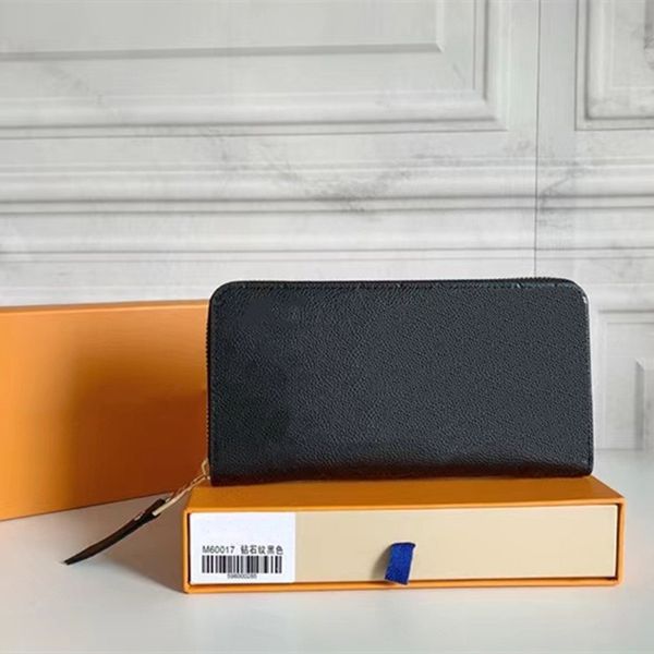 

l fashion paris show long wallets for women lady classical embossed leather card pocket zipper coin purse, Red;black