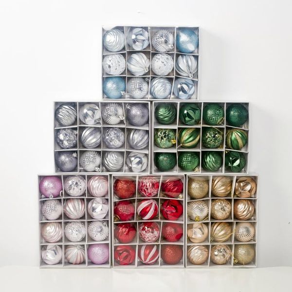 

party decoration wedding home 12pcs 6cm christmas balls shatterproof hanging xmas tree ornaments