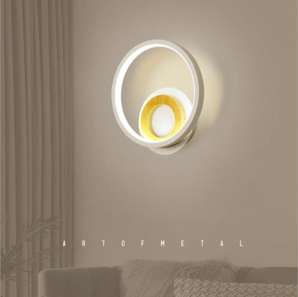 

wall lamp led simple modern home living room creative staircase background bedside
