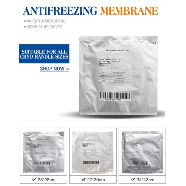 

2022 accessories & parts fat ing anti ing membranes antiing cryolipolysis use antie membrane cryotherapy 27 30cm 34 42cm 28 28cm