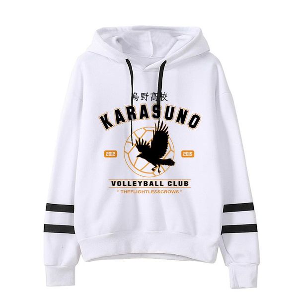 

men's hoodies & sweatshirts oya haikyuu men funny japanese anime streetwear harajuku karasuno high graphic male, Black