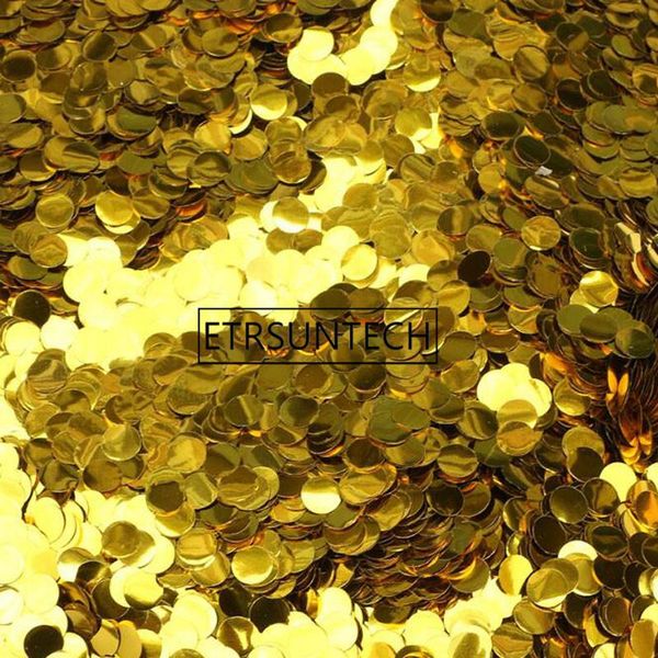 

party decoration 1cm metallic pvc rose gold small circle confetti throwing baby shower wedding anniversary decorations