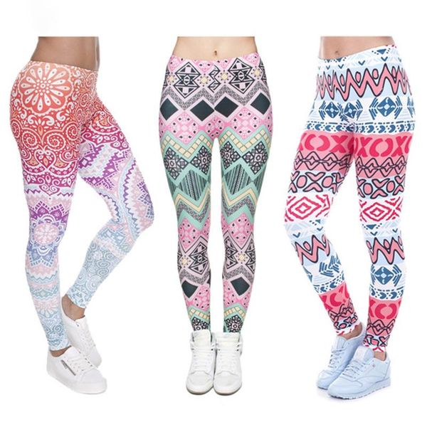 

women's leggings 3d digital printed wear woman fashion workout sweatpants, Black