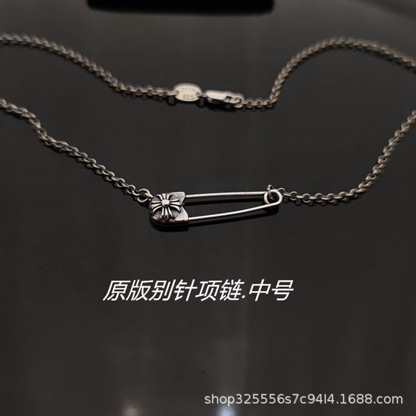 

classic crosin ch croft thai silver ch fashion hip hop pin girl necklace