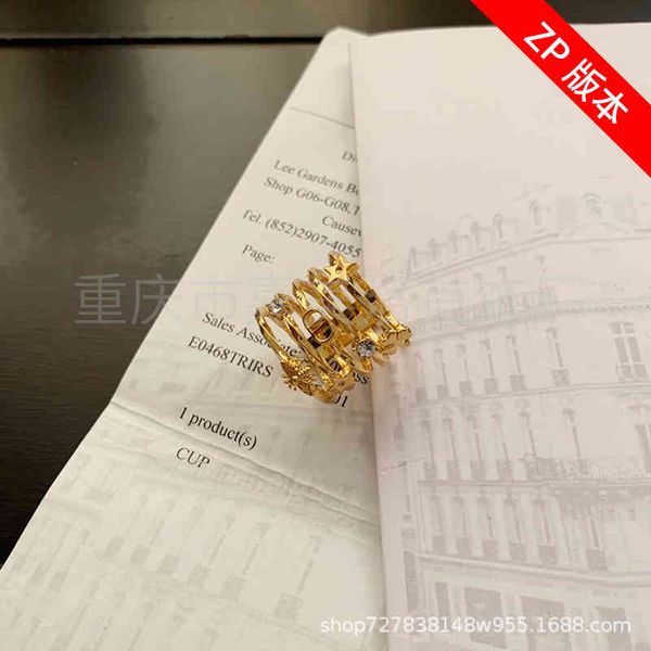

band rings finger 21 dijia brass metal multi letter bee wind, Silver