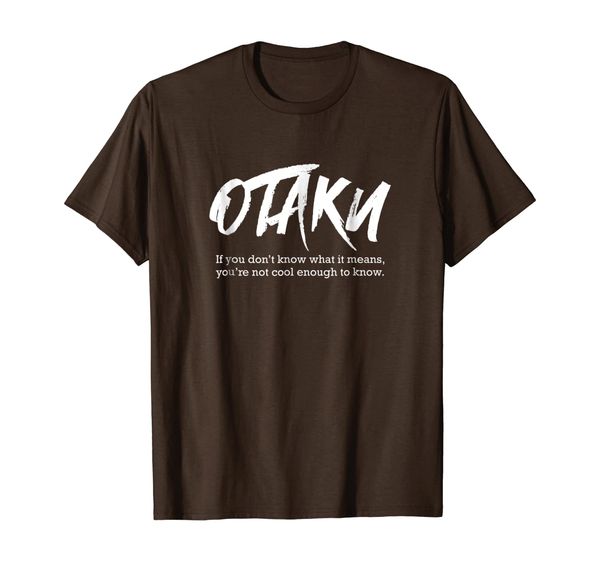 

otaku shirt great gift for anime and manga fans, White;black