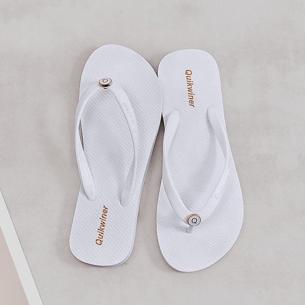 

ladies flip-flops shoes summer flip flops daily slippers women designer non slip outdoor girls beach water slides, Black